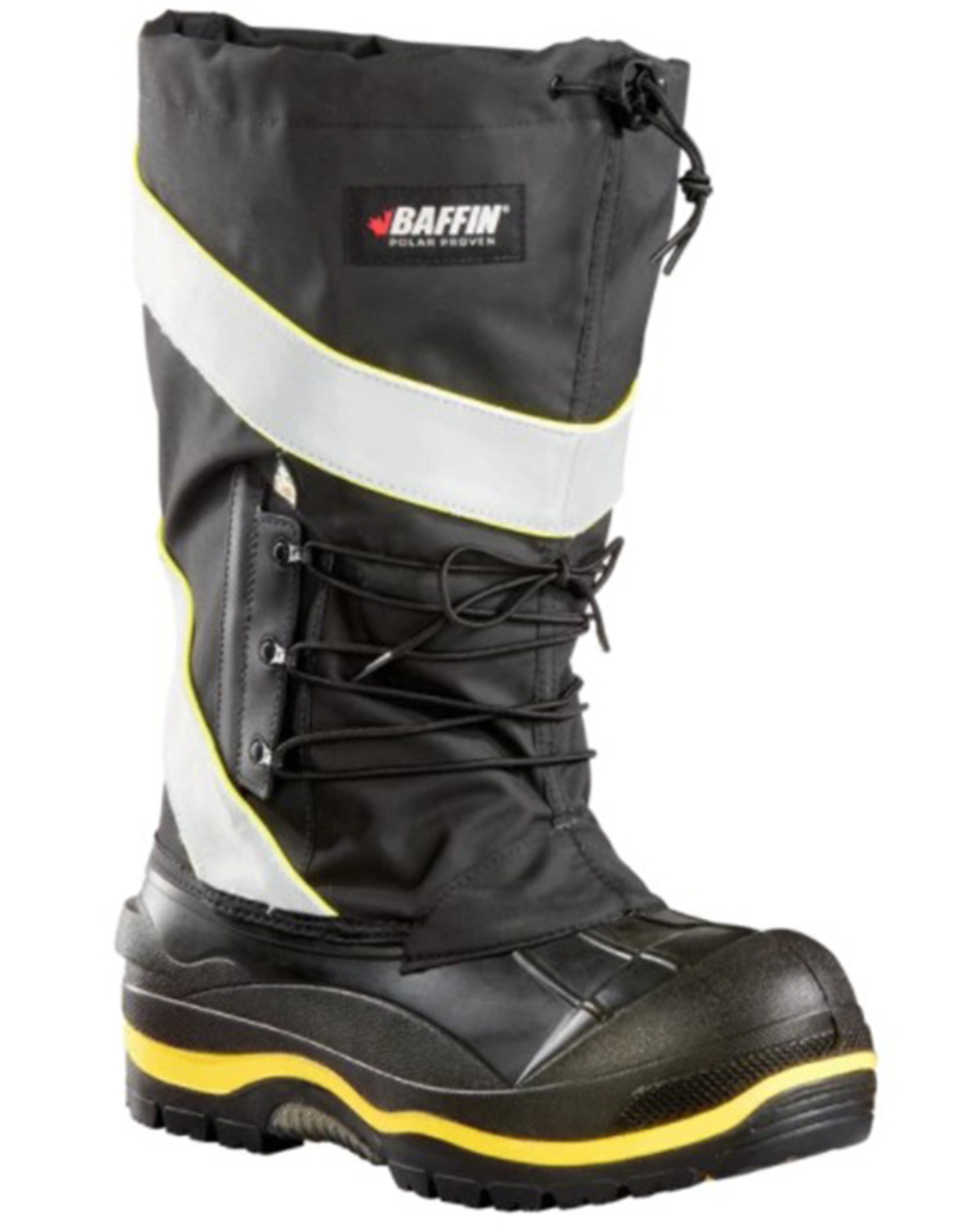 Baffin Men's Hi-Vis Derrick (STP) Waterproof Safety Pull On Work Boot - Composite Toe