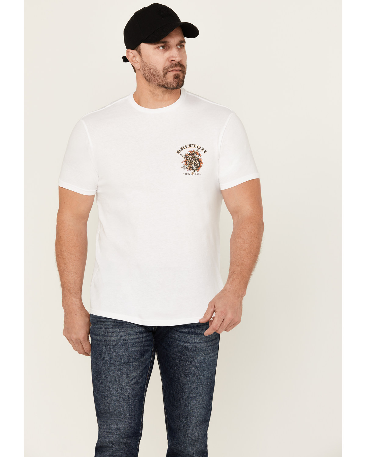 Brixton Men's El Toro Bull Short Sleeve Graphic T-Shirt