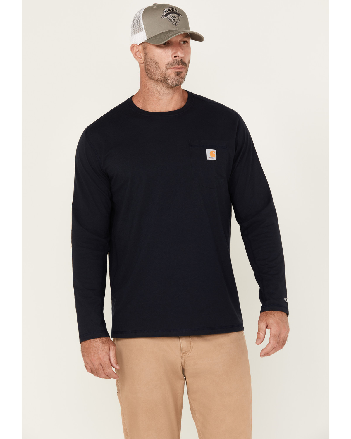 Carhartt Men's Force Relaxed Midweight Long Sleeve Pocket T-Shirt