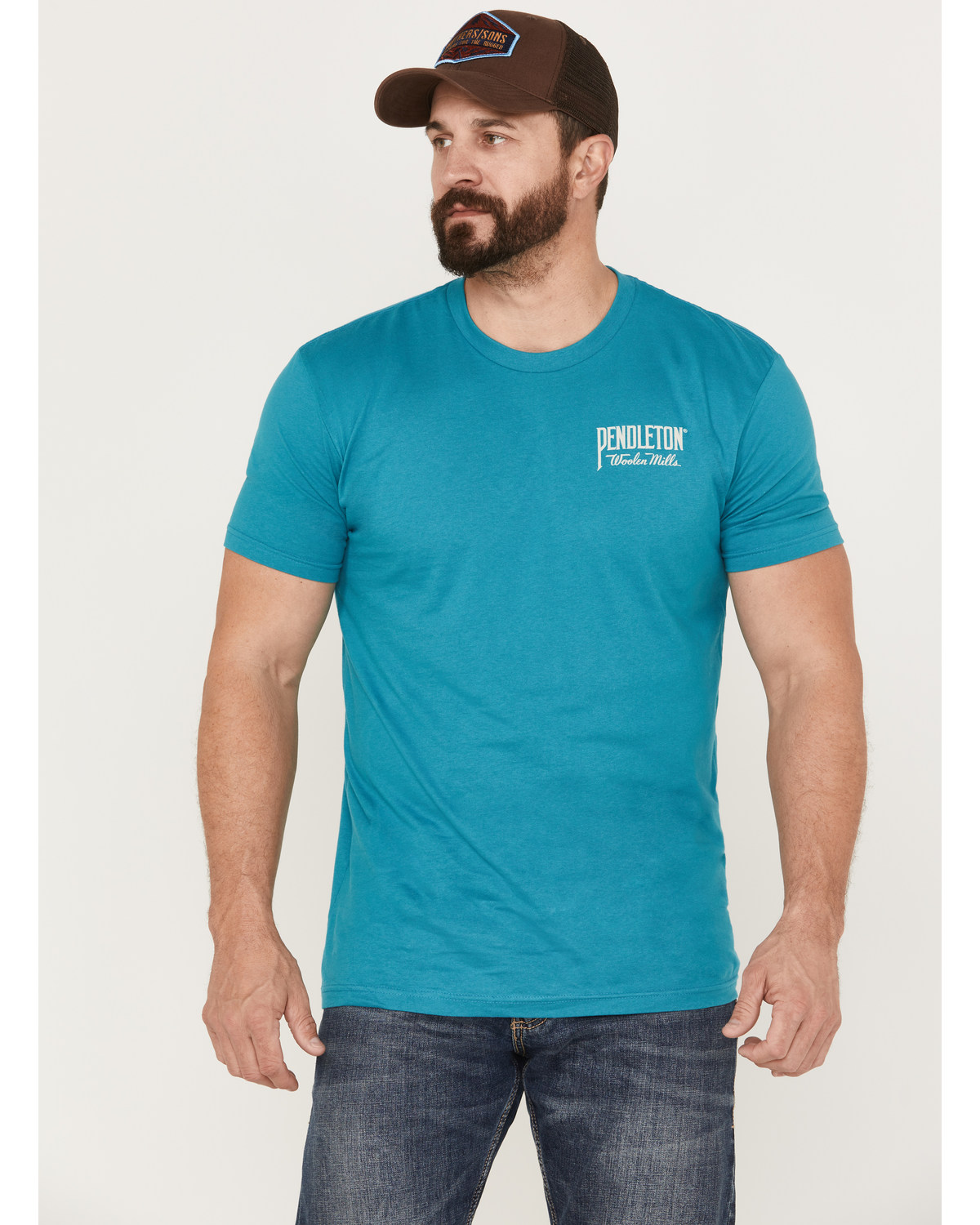Pendleton Men's Original Western Logo Graphic Short Sleeve T-Shirt