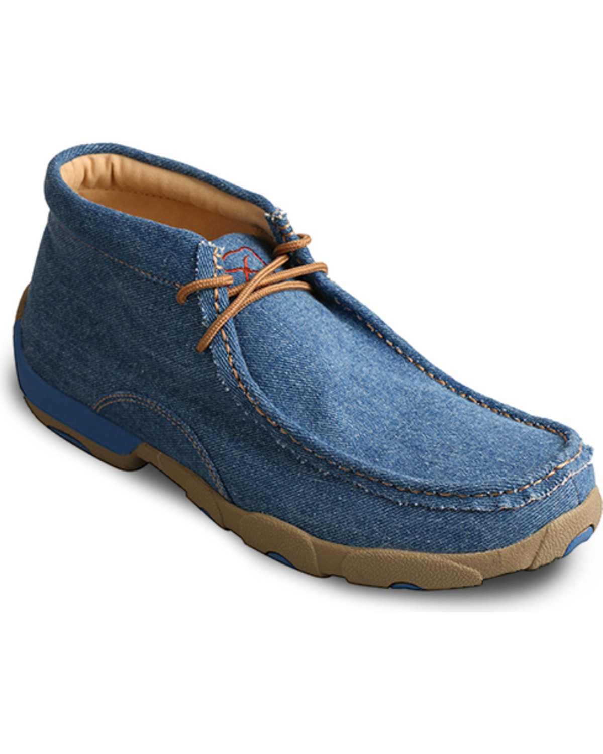 denim moccasins