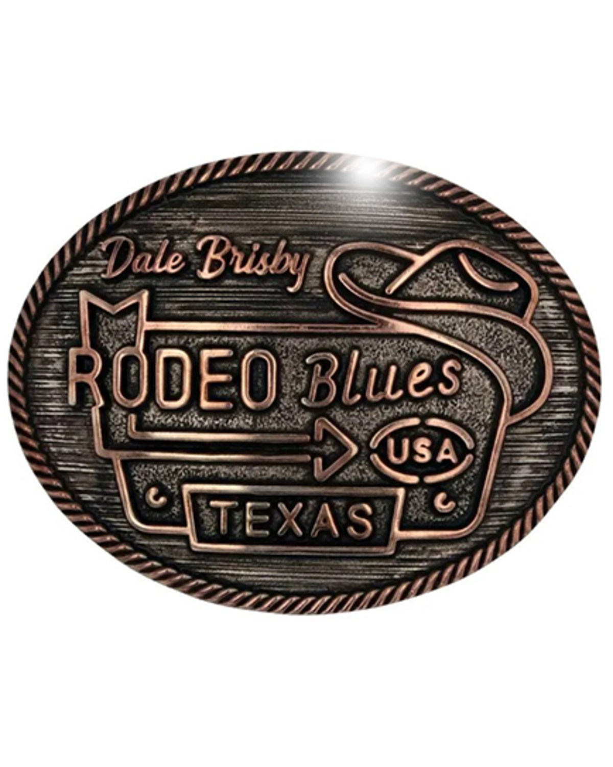 Montana Silversmiths Men's Dale Brisby Rodeo Blues Attitude Buckle