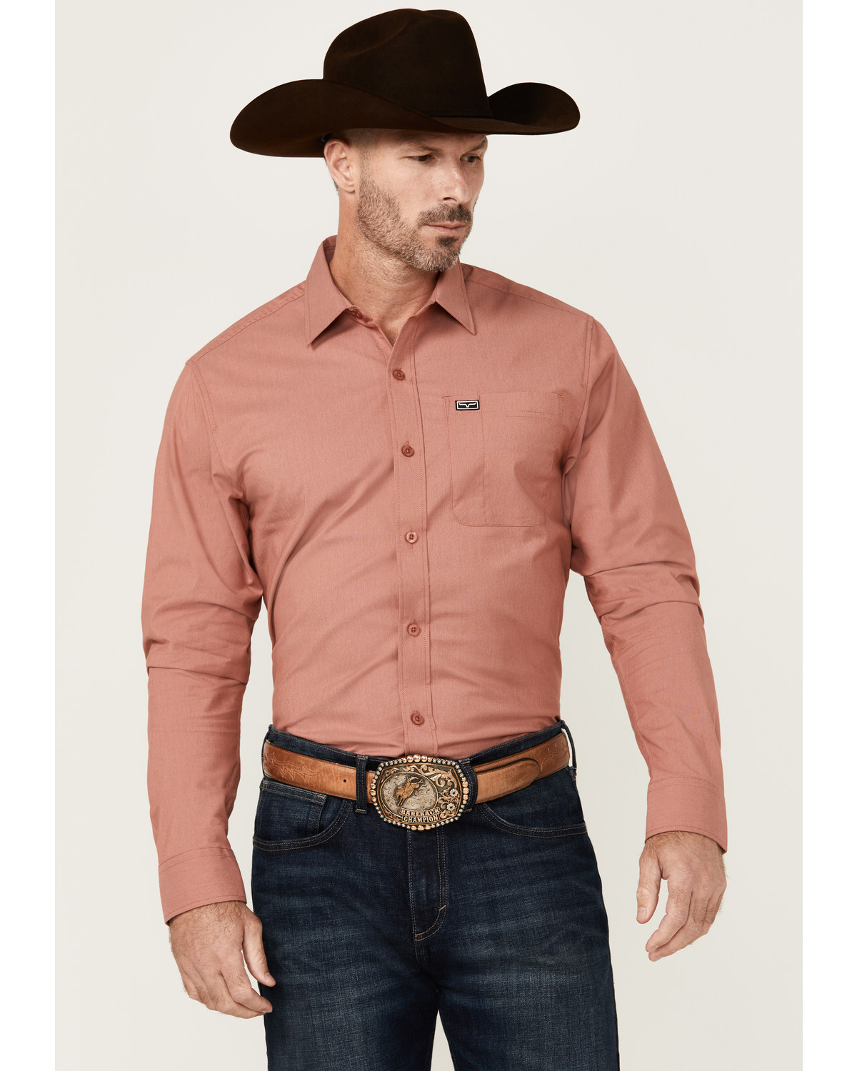 Kimes Ranch Men's Linville Short Sleeve Button-Down Performance Shirt