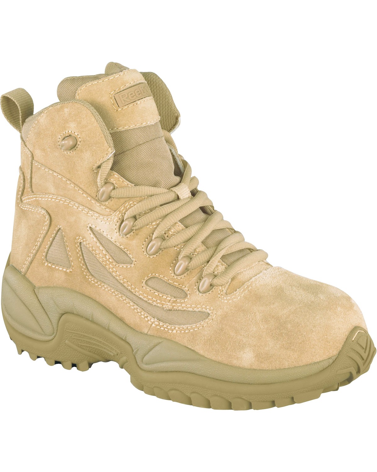 Reebok Men's Stealth 6" Lace-Up with Side-Zip Tactical Work Boots - Composite Toe