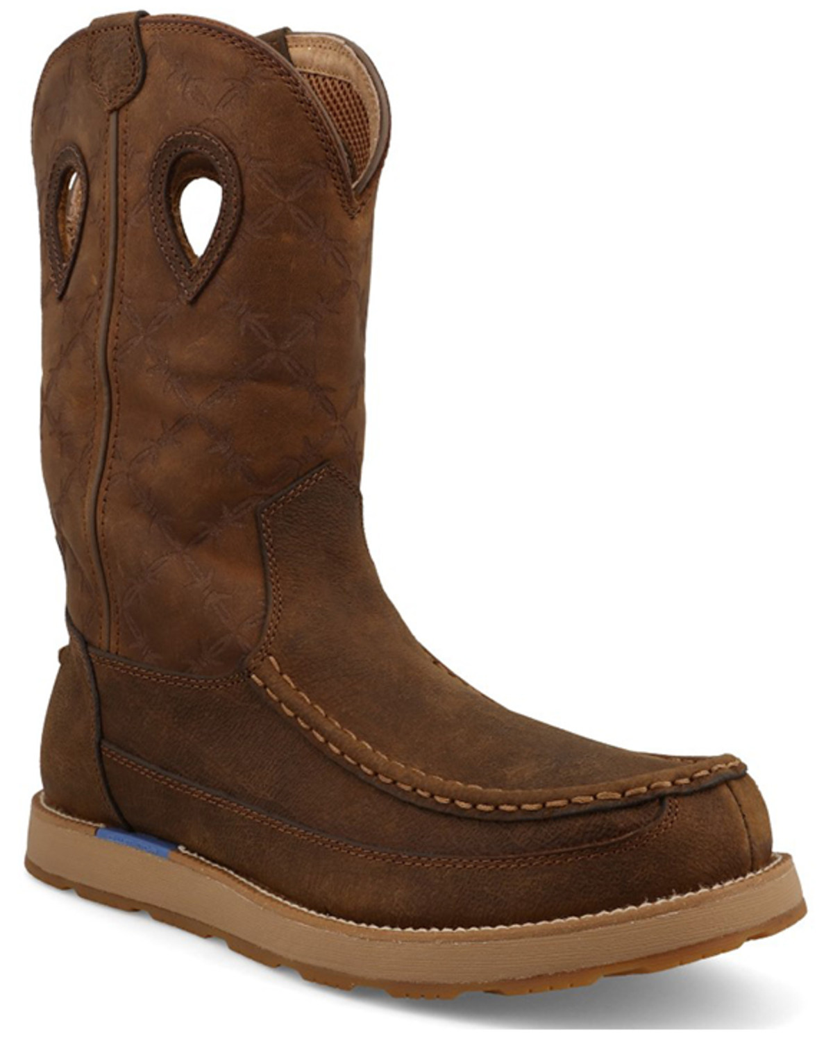 Twisted X Men's Pull-On Wedge Sole Waterproof Work Boot - Soft Toe