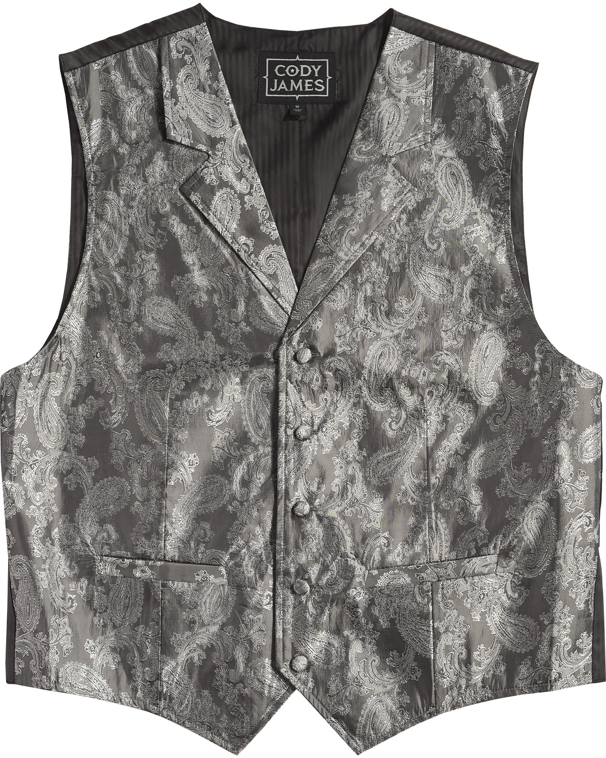 Cody James Men's Paisley Print Western Vest