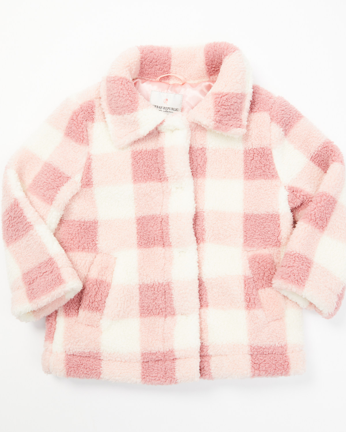 Urban Republic Toddler Girls' Plaid Print Snap Shacket