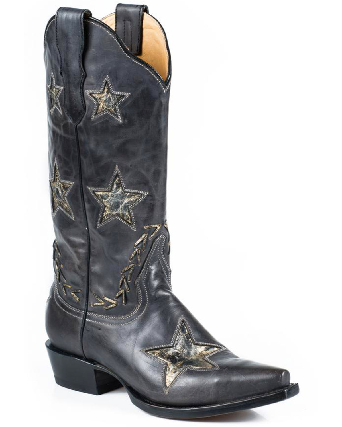 Stetson Star Cowgirl Boots - Snip Toe 
