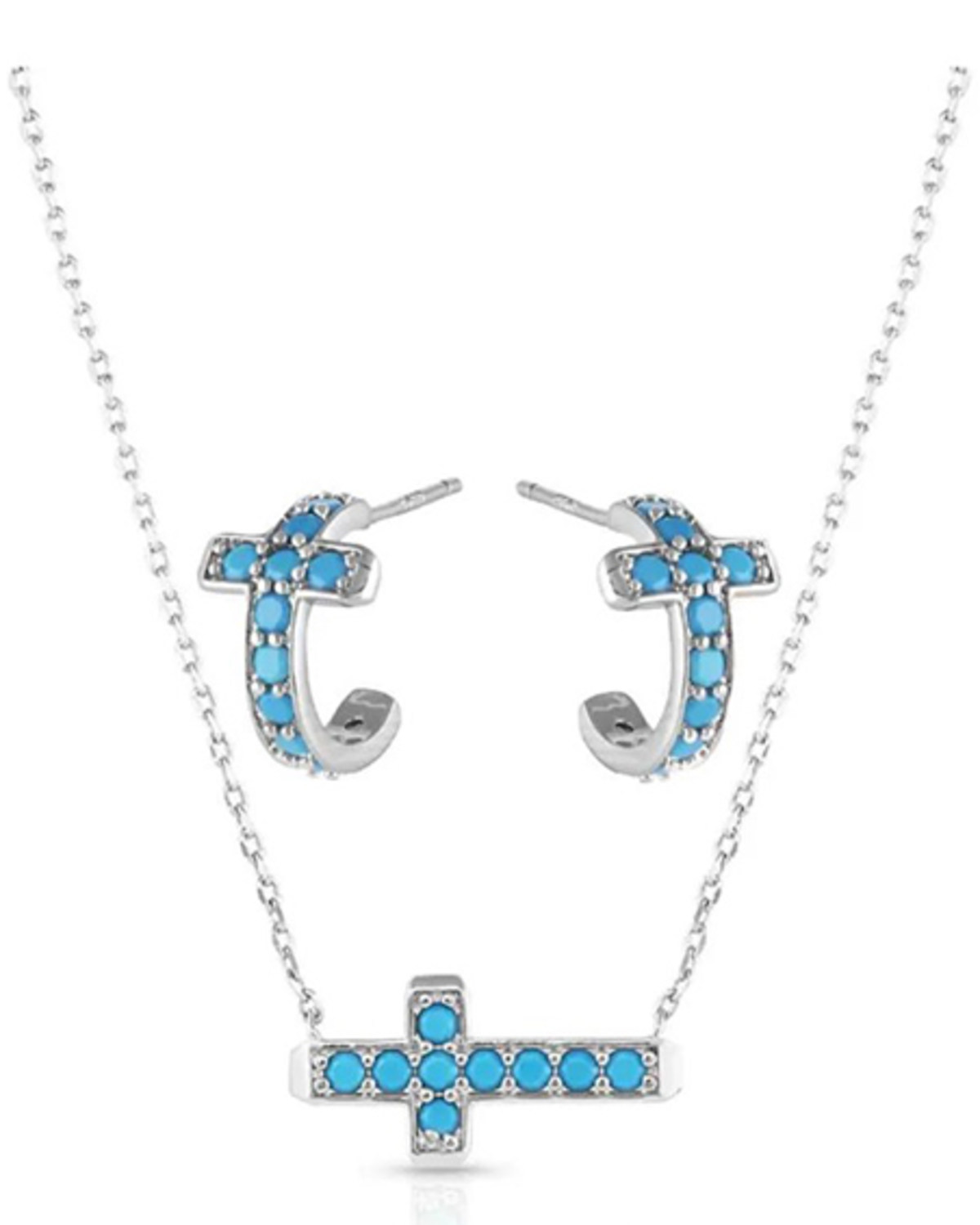 Montana Silversmiths Women's Hold Tight Cross Jewelry Set