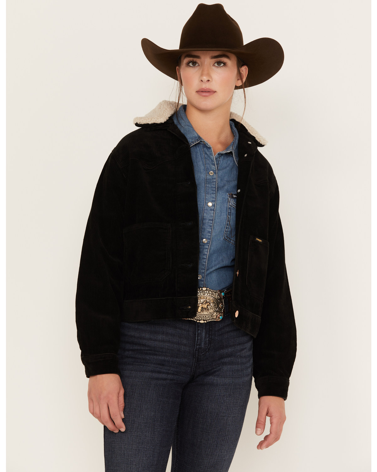 Wrangler Women's Corduroy Western Ranch Jacket