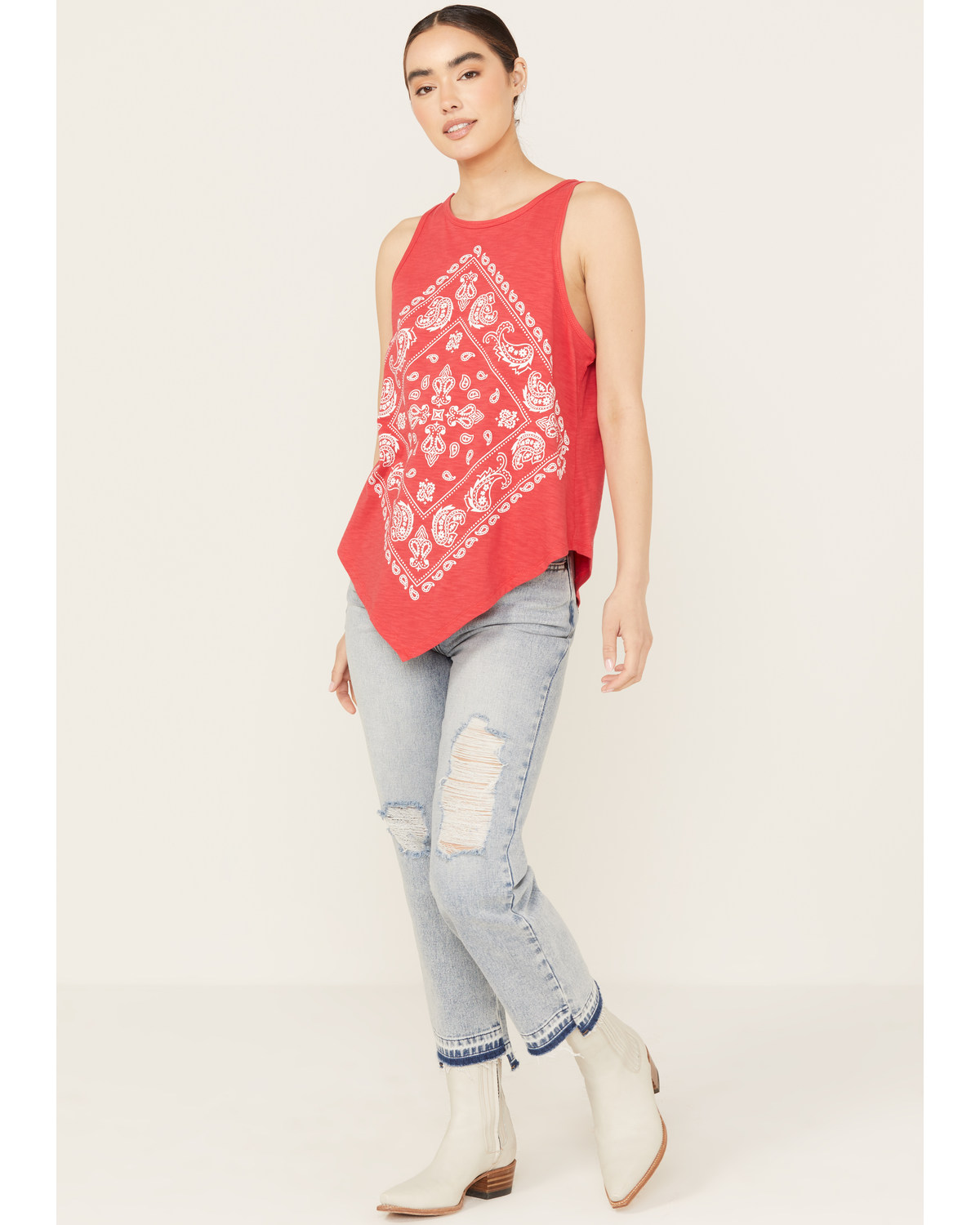 Wrangler Women's Bandana Tank Top