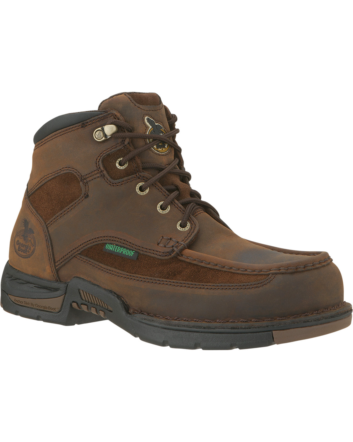 Georgia Boot Men s Athens Waterproof Work Moc Toe Boot Barn in Tustin CA