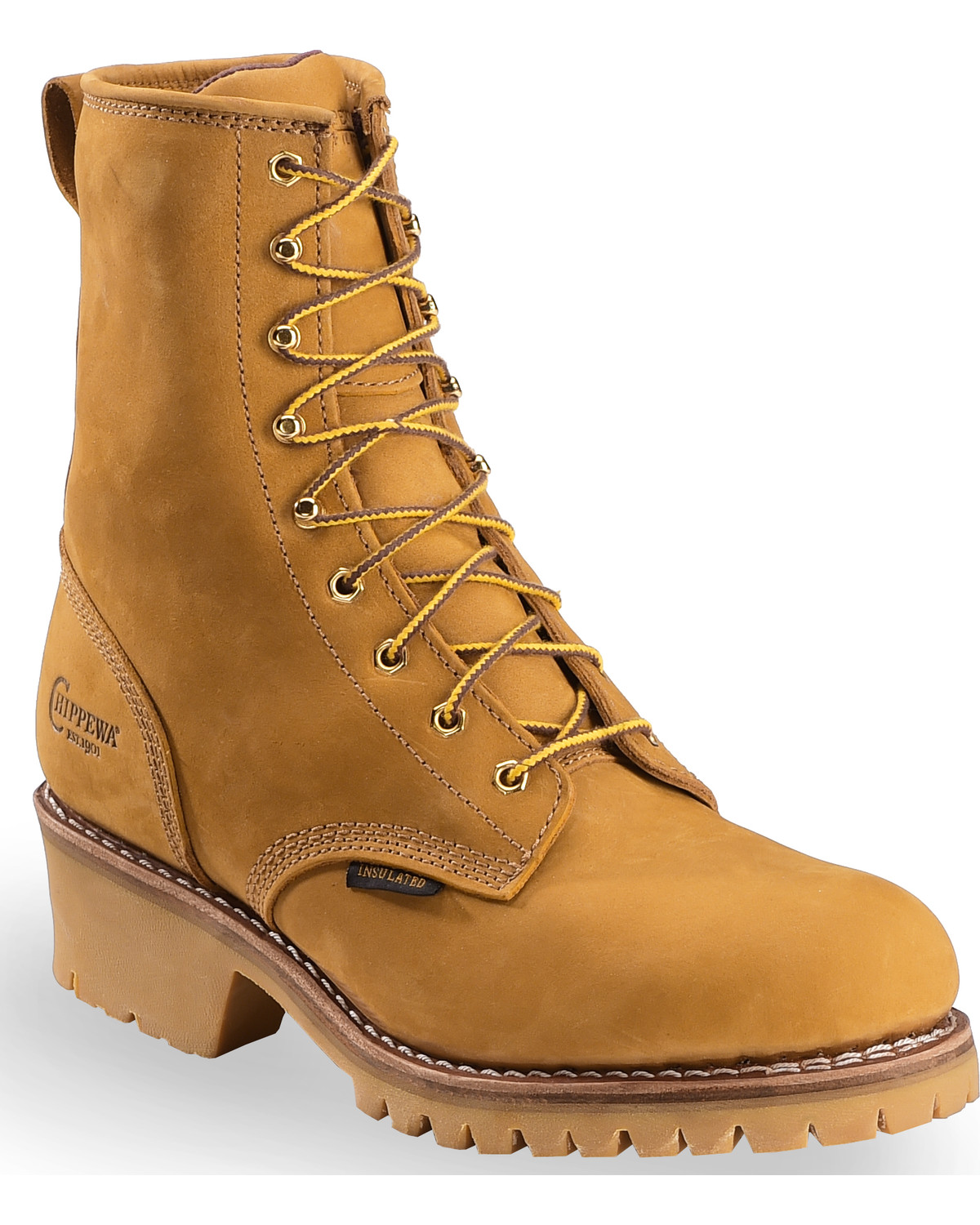 men's chippewa logger boots