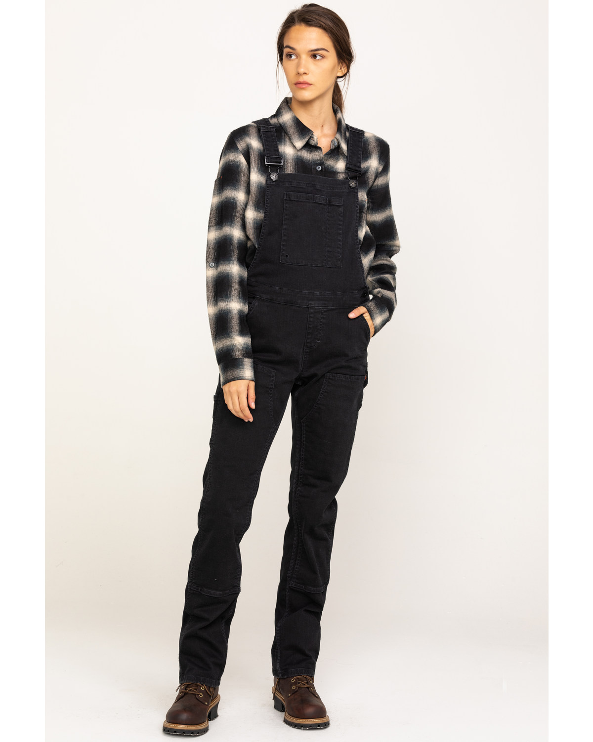overalls black denim