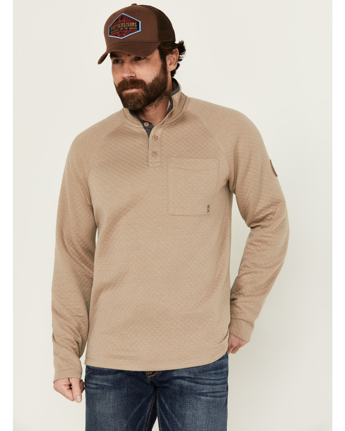 Brothers and Sons Men's Uinta Quilted Pullover
