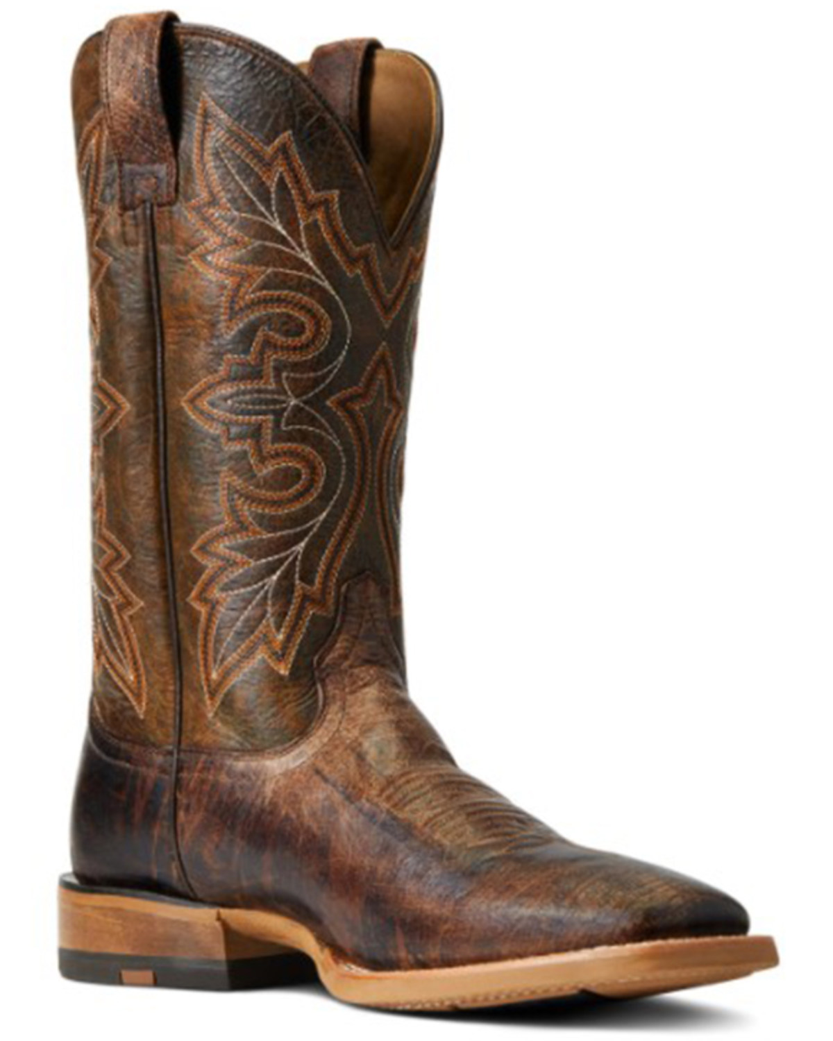 Ariat Men's Standout Leather Performance Western Boot - Broad Square Toe