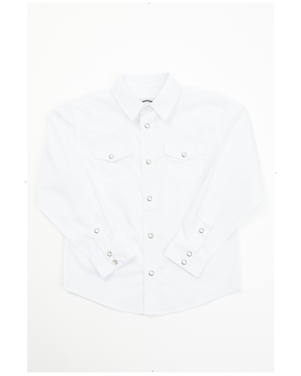 Gibson Trading Co Toddler Boys' Solid Long Sleeve Pearl Snap Western Shirt