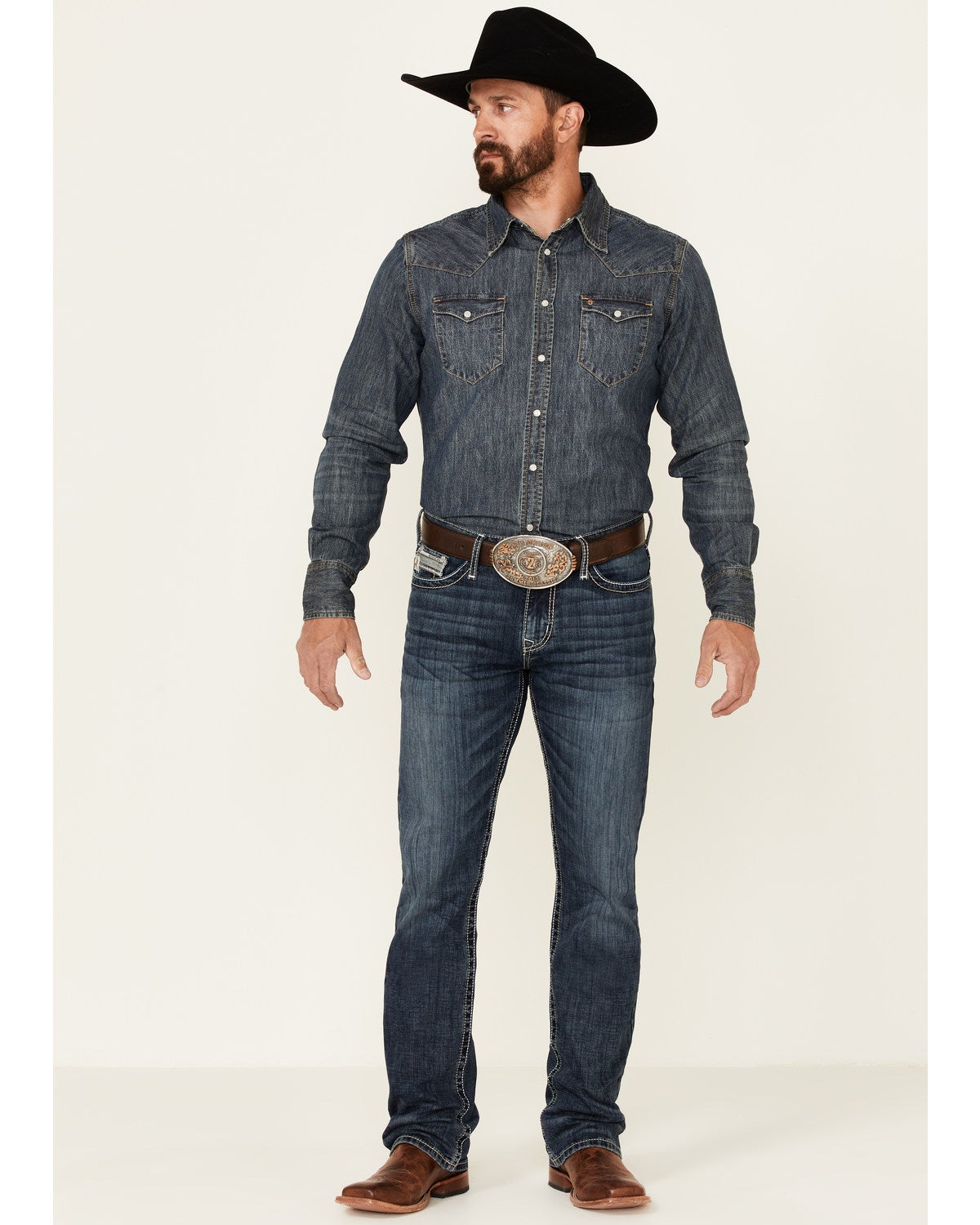 Cinch Men's Ian Dark Wash Performance 