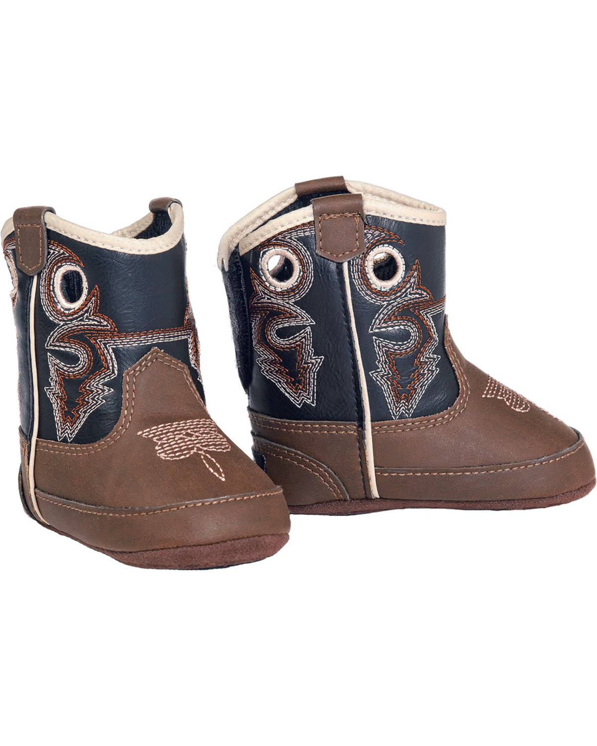 Double Barrel Infant Boys' Trace Baby Bucker Boots Round Toe Boot Barn