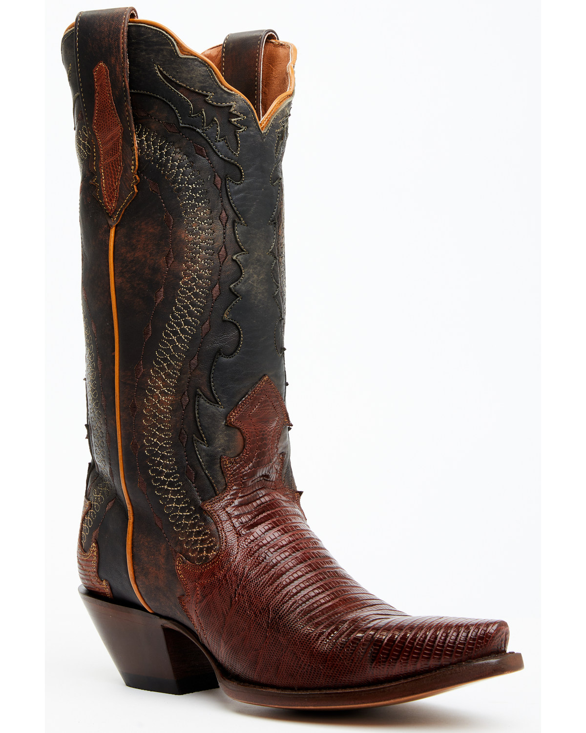 Dan Post Women's 12" Exotic Lizard Western Boots - Snip Toe