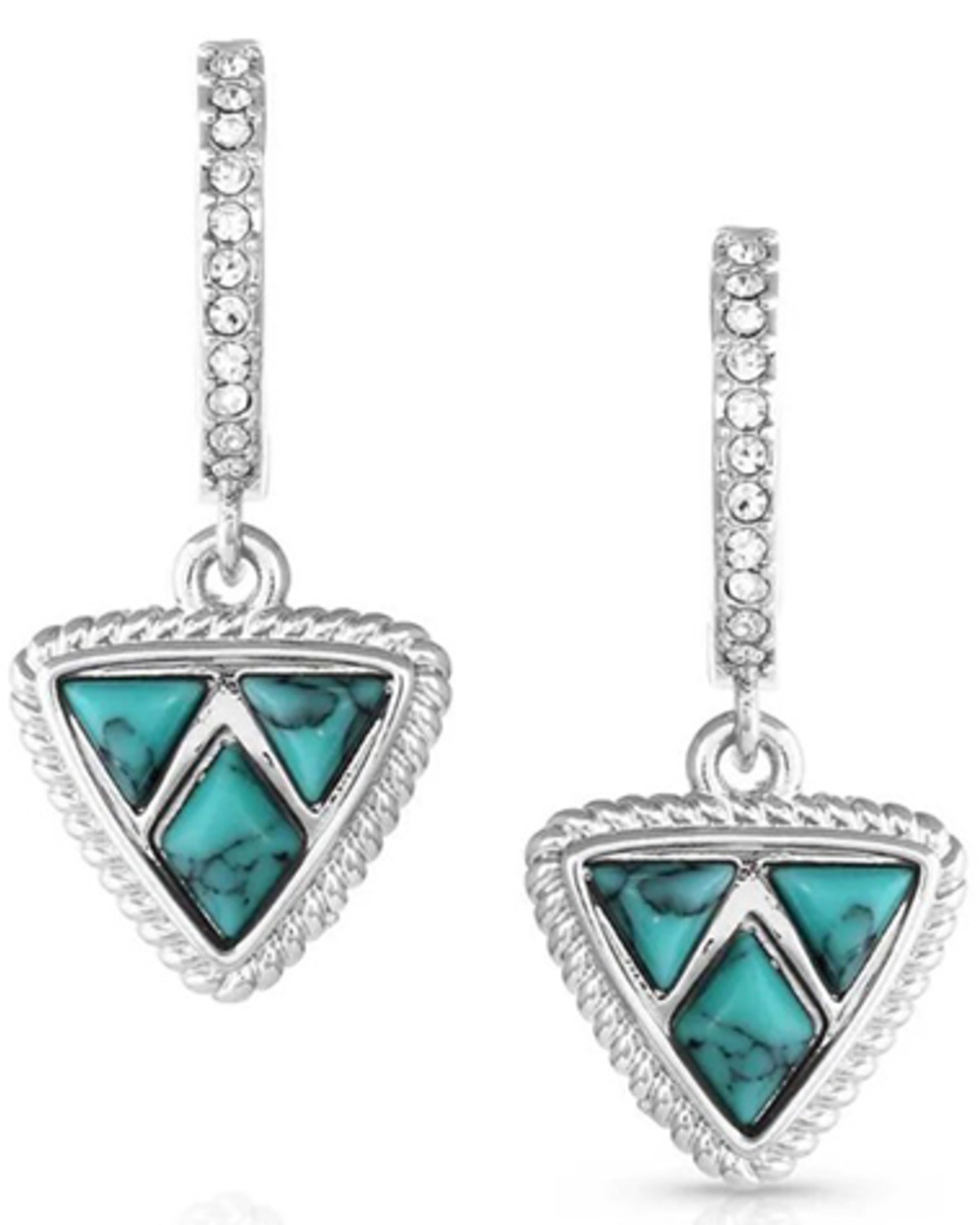 Montana Silversmiths Women's High Noon Cobblestone Turquoise Earrings