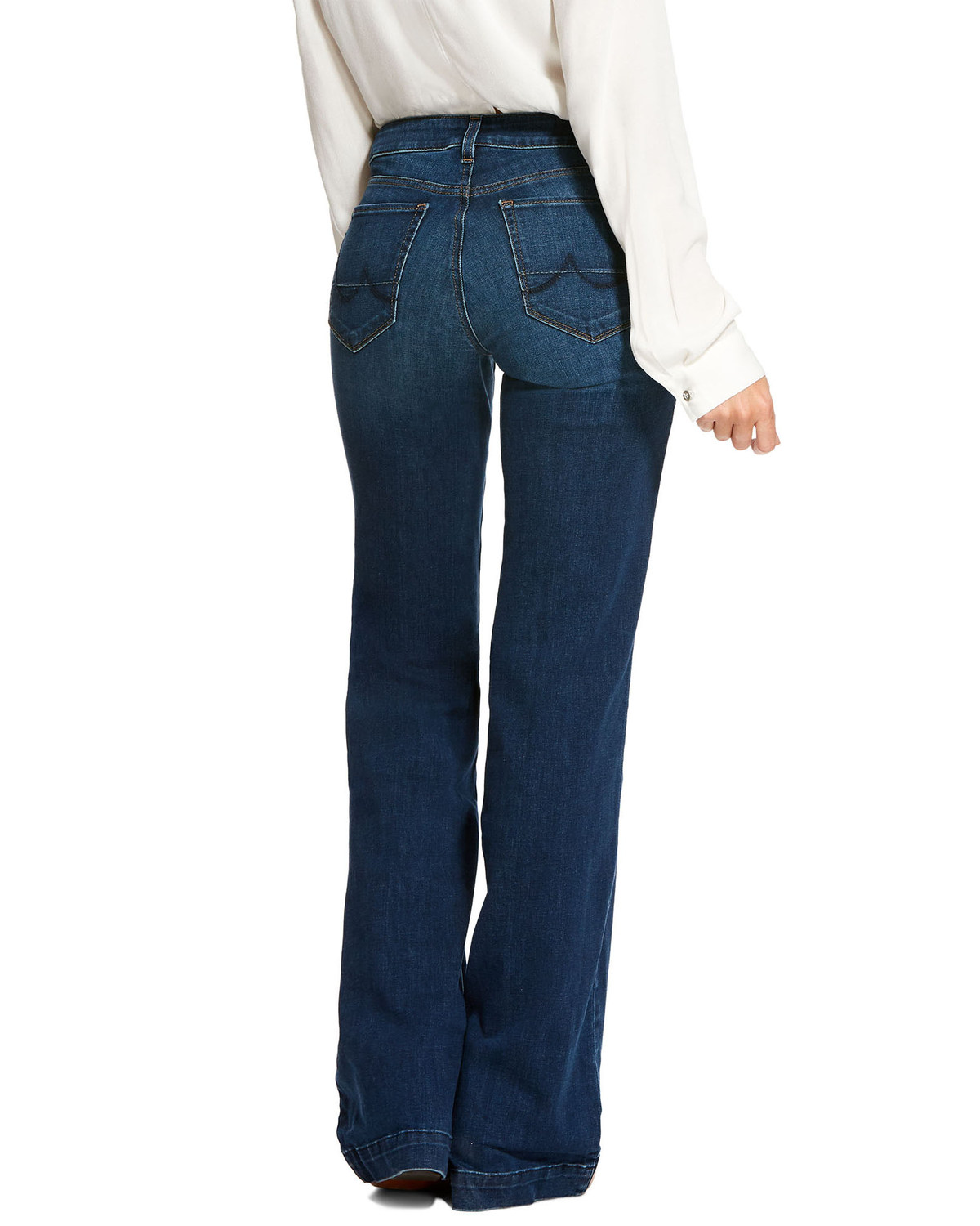 Ariat Women's Kelsea Trouser Stretch Wide Leg Jeans