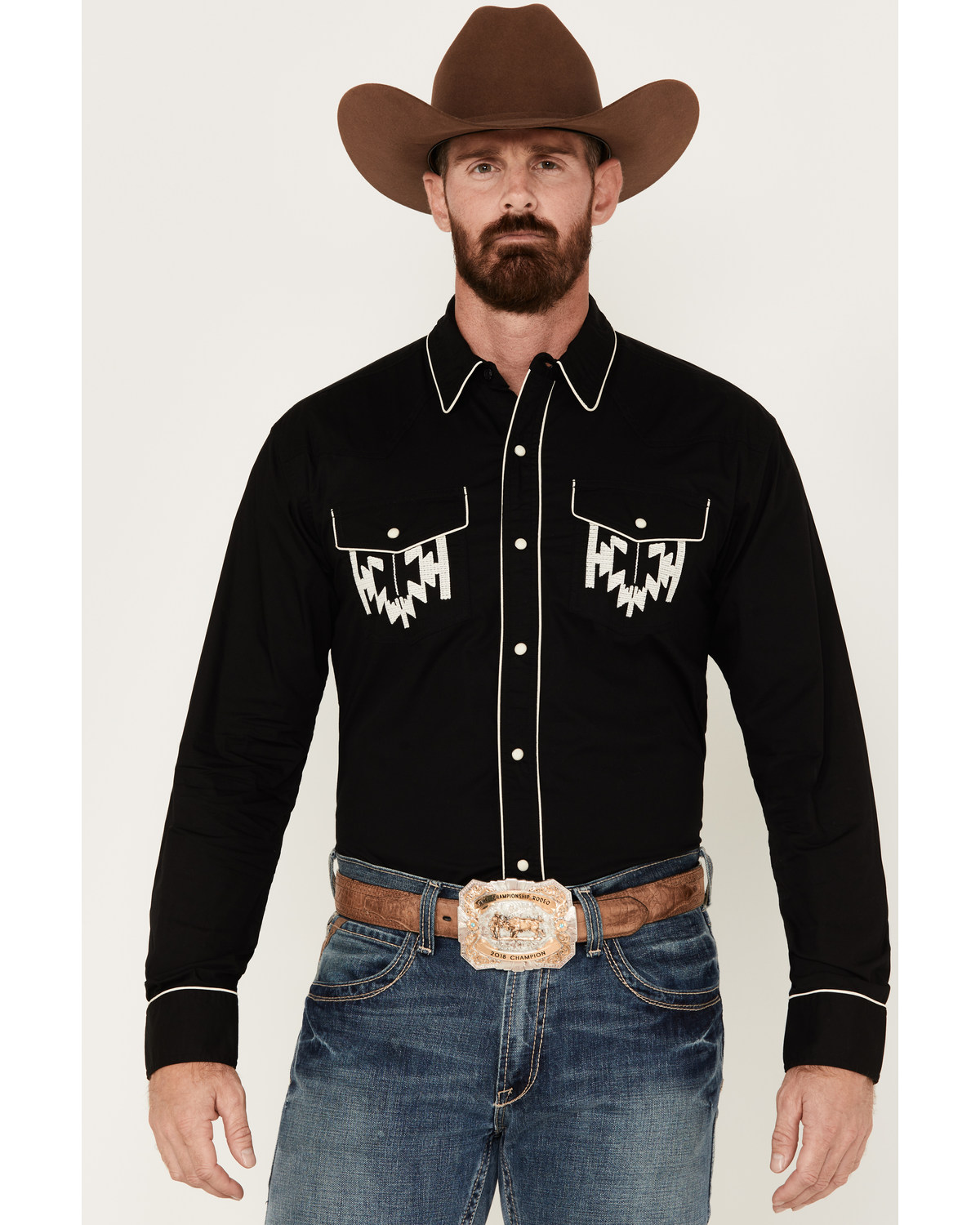 Ariat Men's Chimayo Retro Long Sleeve Pearl Snap Western Shirt