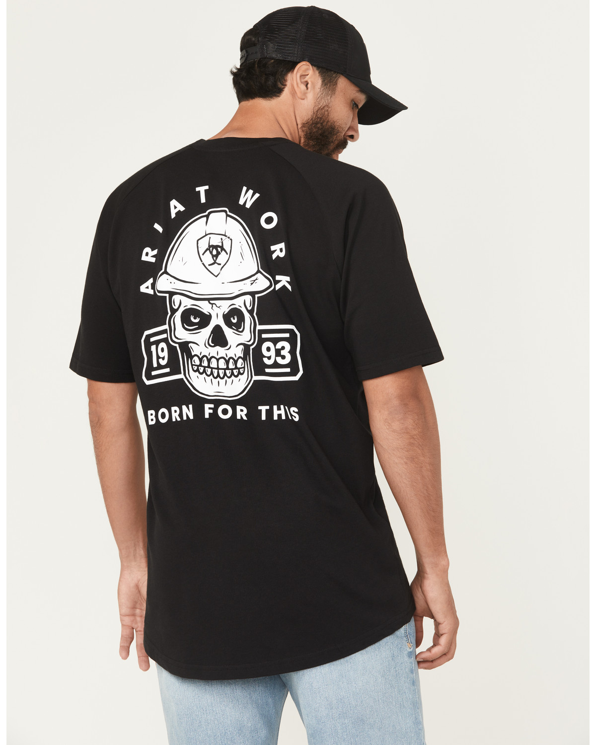 Ariat Men's Rebar Cotton Strong Headhard Short Sleeve Work T-Shirt
