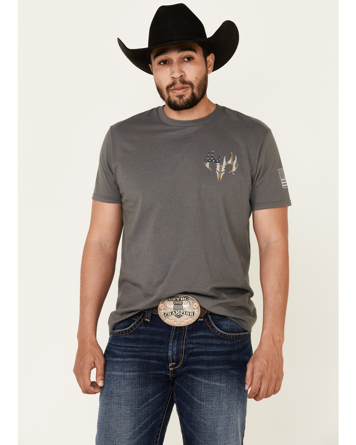 Buck Wear Men's Don't Mess Short Sleeve Graphic T-Shirt