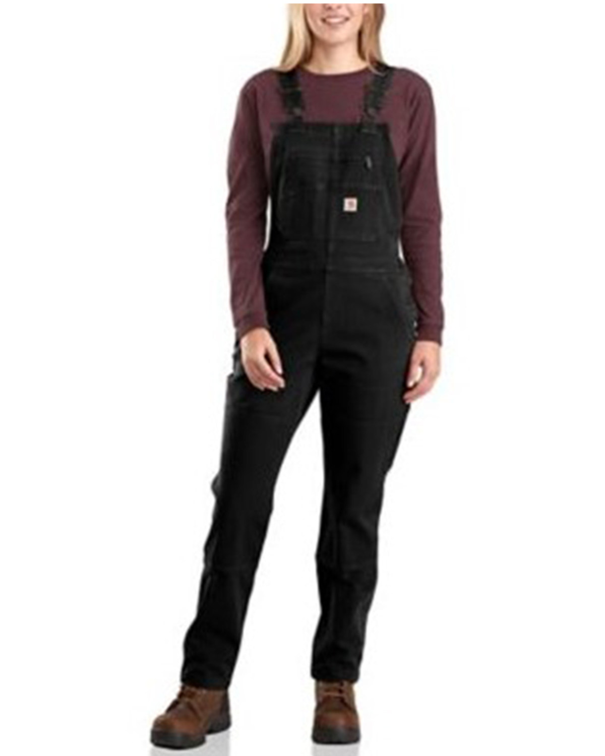 Rugged flex twill double front bib overall Clearance
