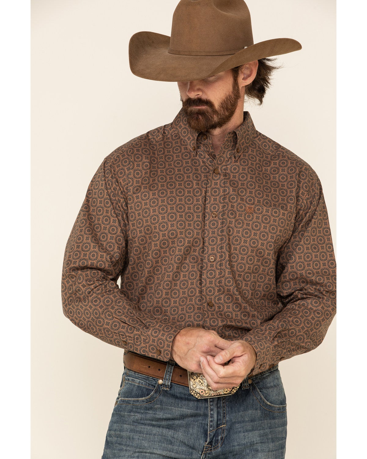 Ariat Men's Omega Medallion Geo Print 