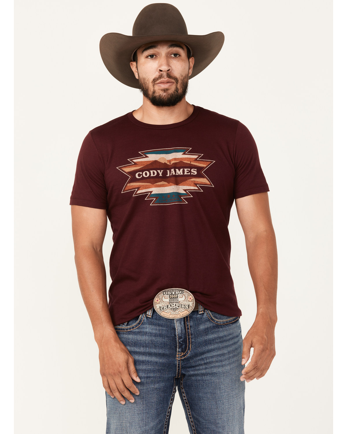 Cody James Men's Southwestern Print Short Sleeve T-Shirt