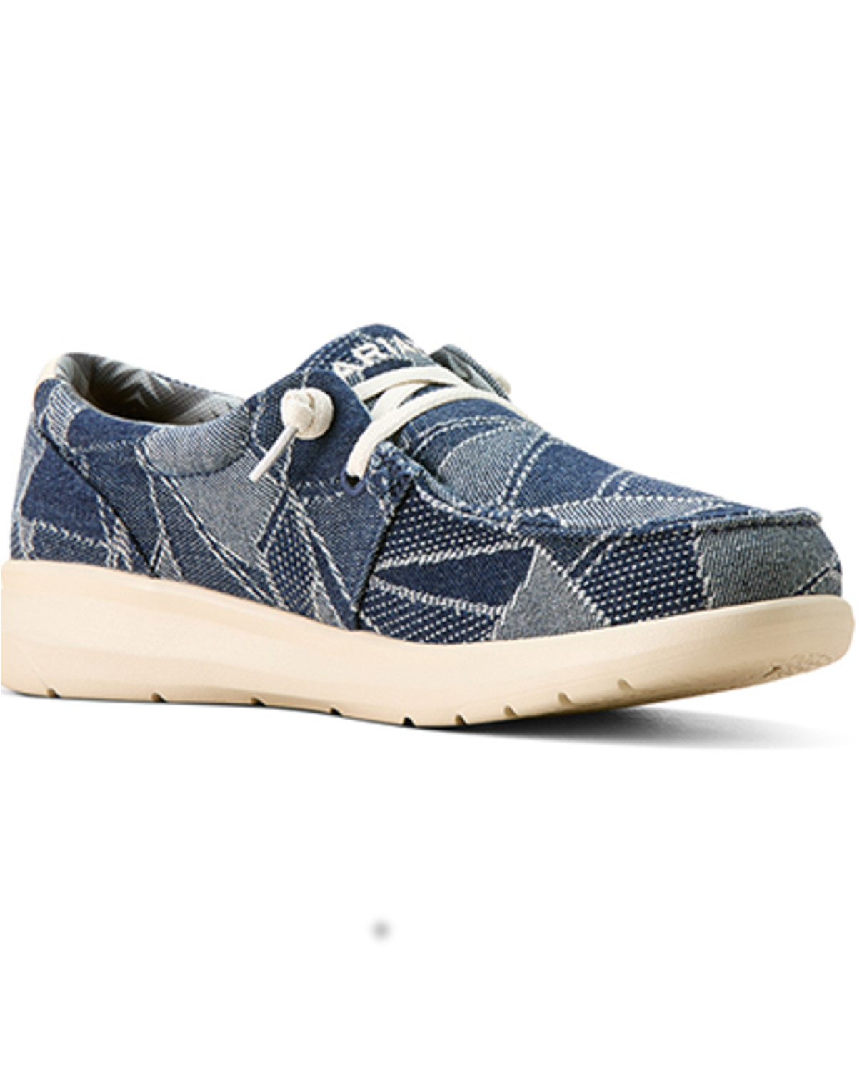 Ariat Women's Hilo Denim Print Casual Shoes - Moc Toe