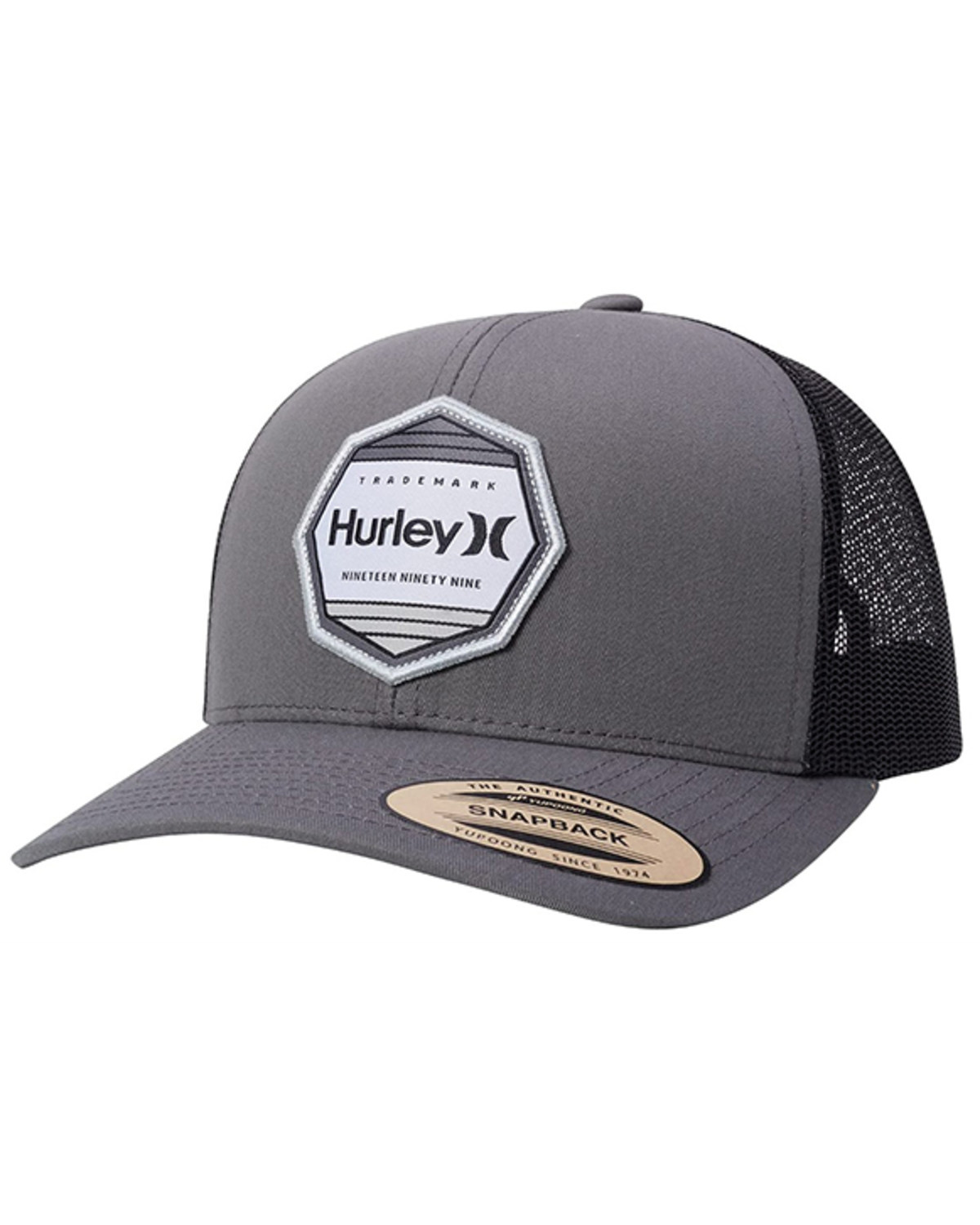 Hurley Men's Pacific Logo Patch Mesh Back Trucker Cap
