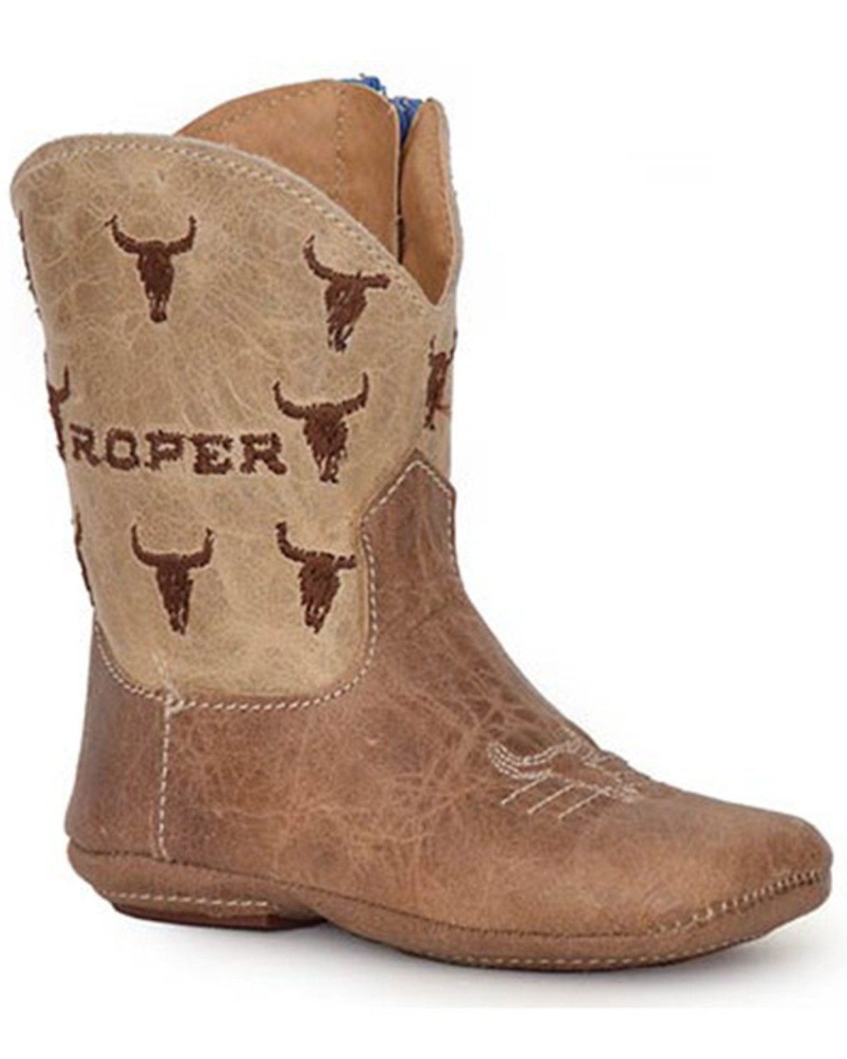 Roper Infant Boys' Steer Head Western Boots - Square Toe