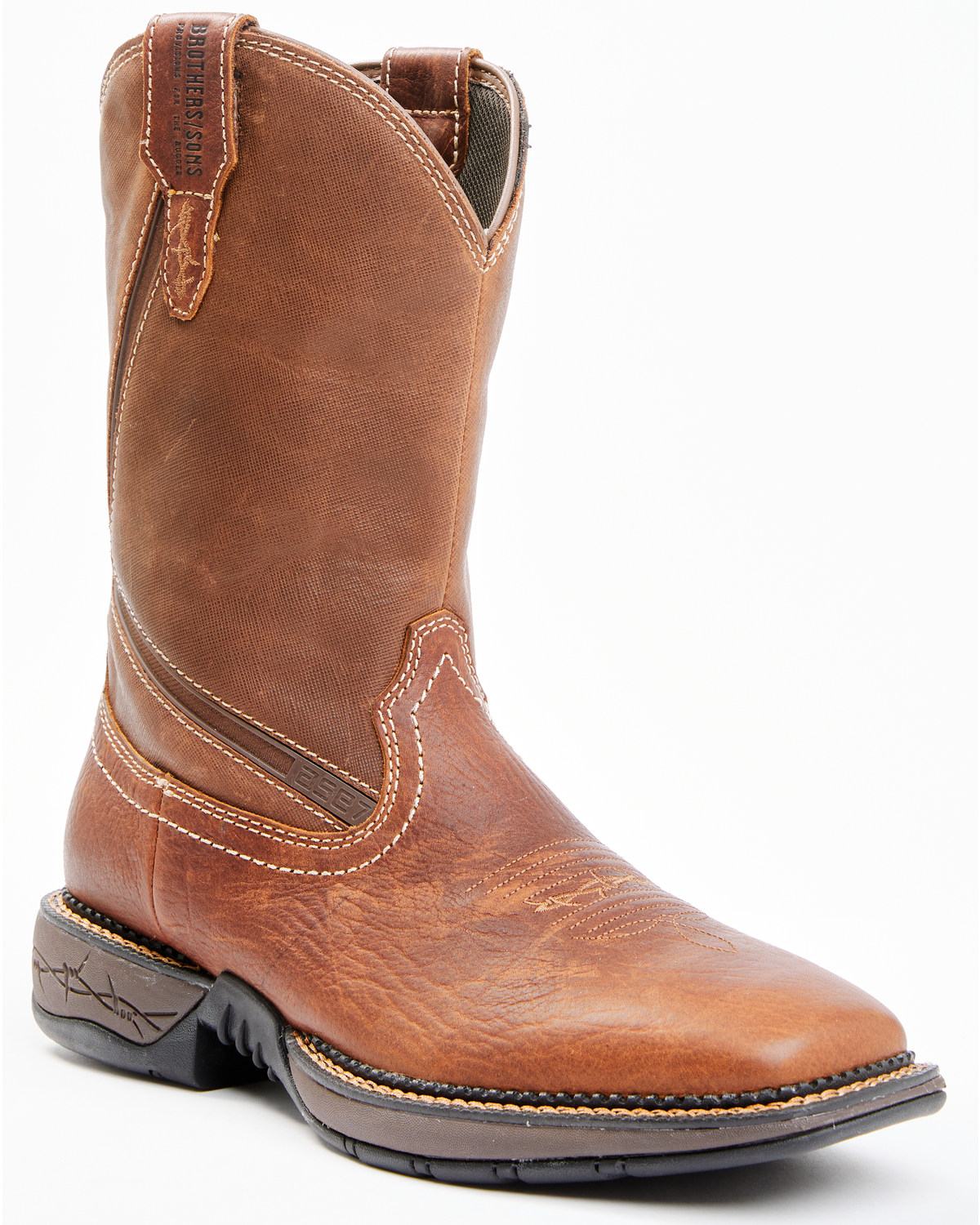 Brothers and Sons Men's Lite Western Performance Boots - Broad Square Toe