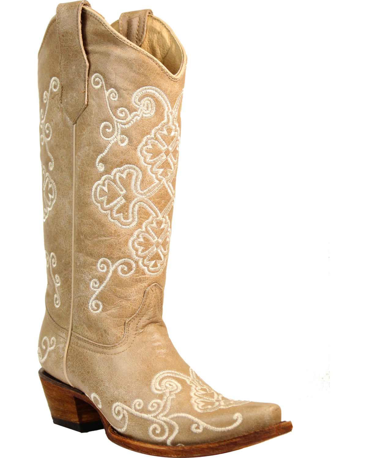 circle g embroidered cowboy boot