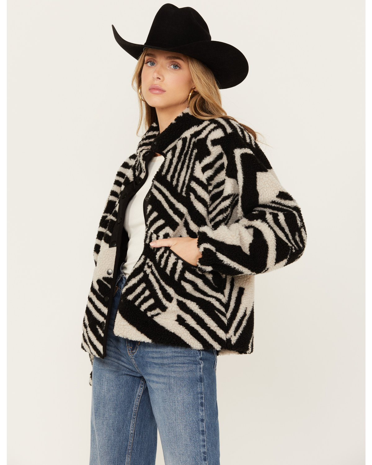 Revel Women's Abstract Fleece Jacket
