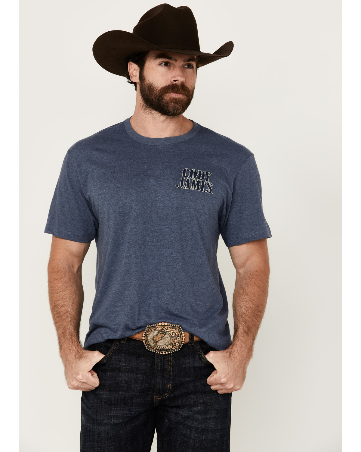 Cody James Men's Lucky Horseshoe Short Sleeve Graphic T-Shirt