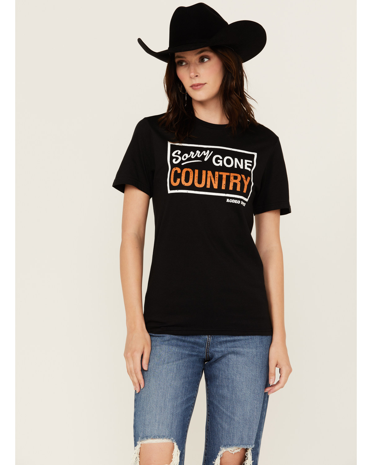 Rodeo Hippie Women's Gone Country Short Sleeve Graphic Tee