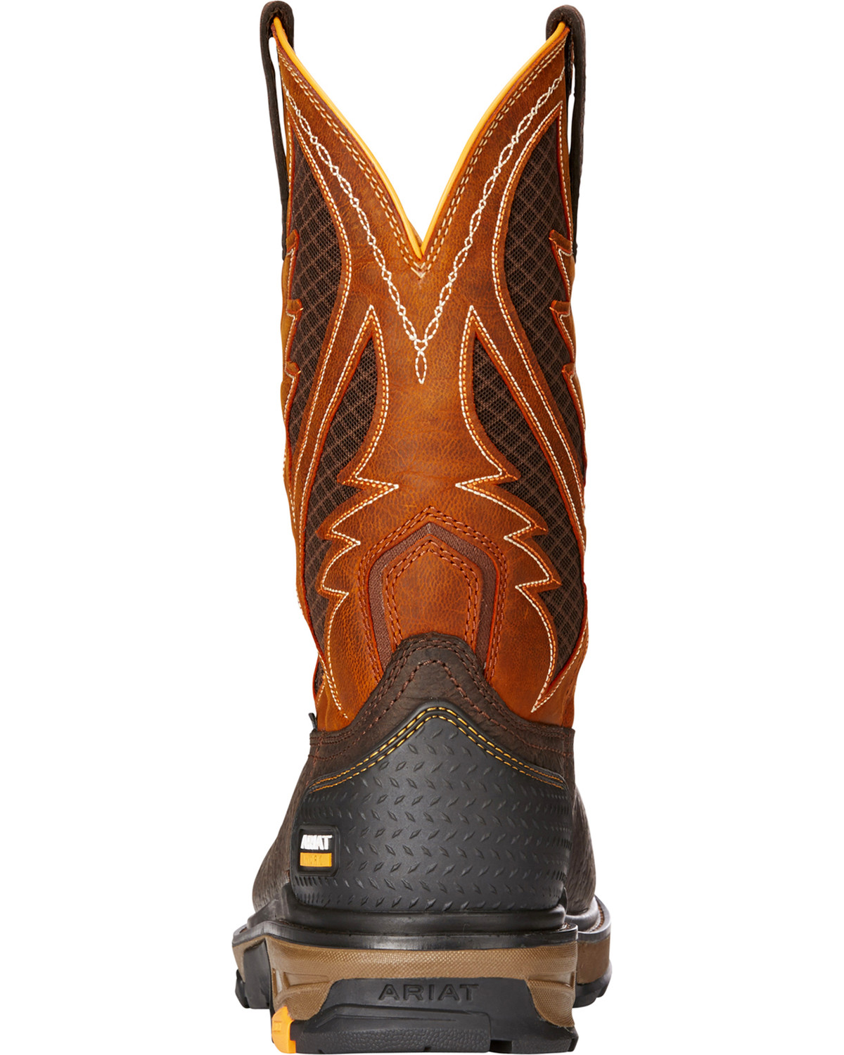 Ariat Men's Orange Intrepid VentTEK Work Boots - Composite Toe | Boot Barn