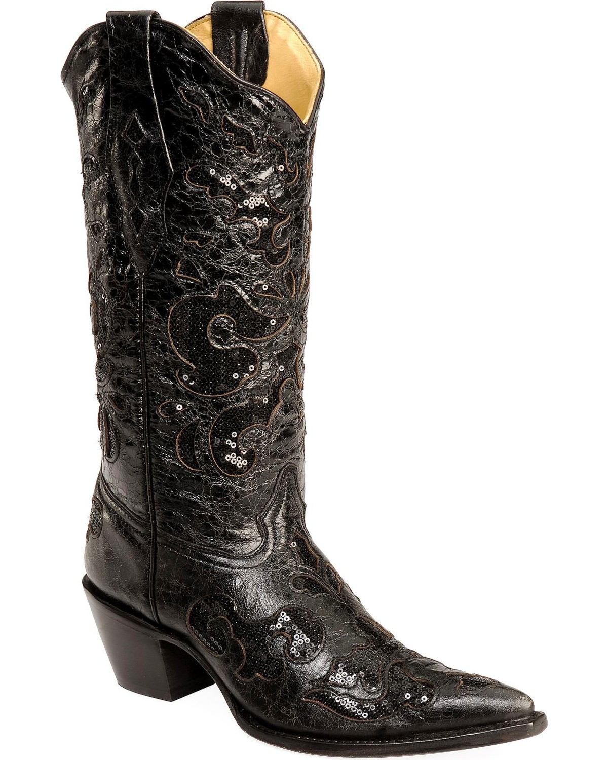 Sequins Inlay Western Boots | Boot Barn