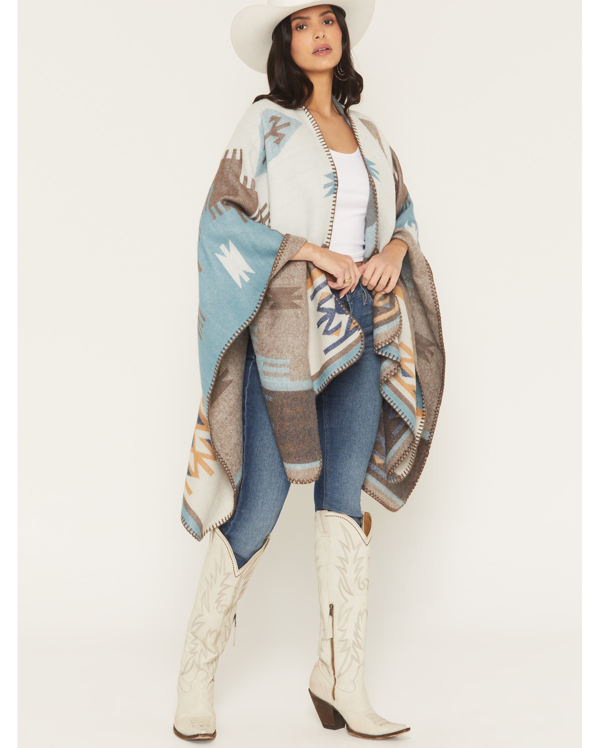 Shyanne Women's Southwestern Print Blanket Shawl