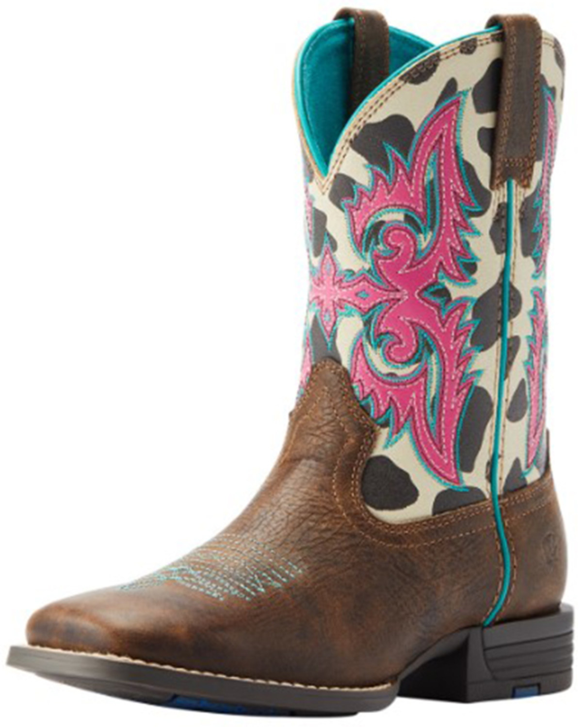 Ariat Girls' Lonestar Rowdy Western Boots - Broad Square Toe