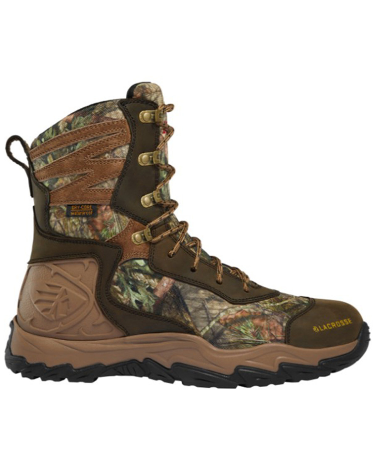 LaCrosse Men's 8" Windrose RealTree Edge 1000G Lace-Up Boots - Round Toe