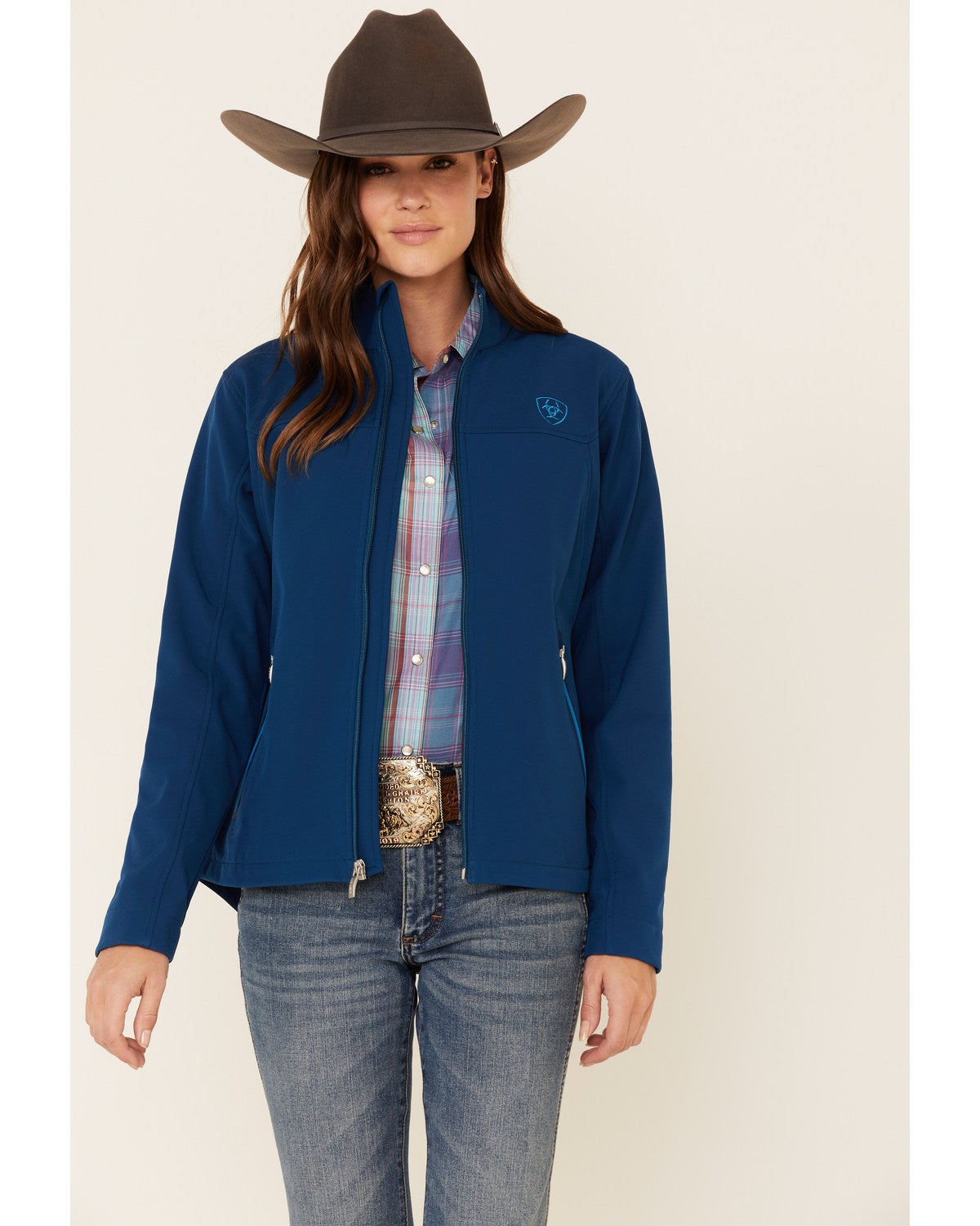 ariat team logo softshell jacket