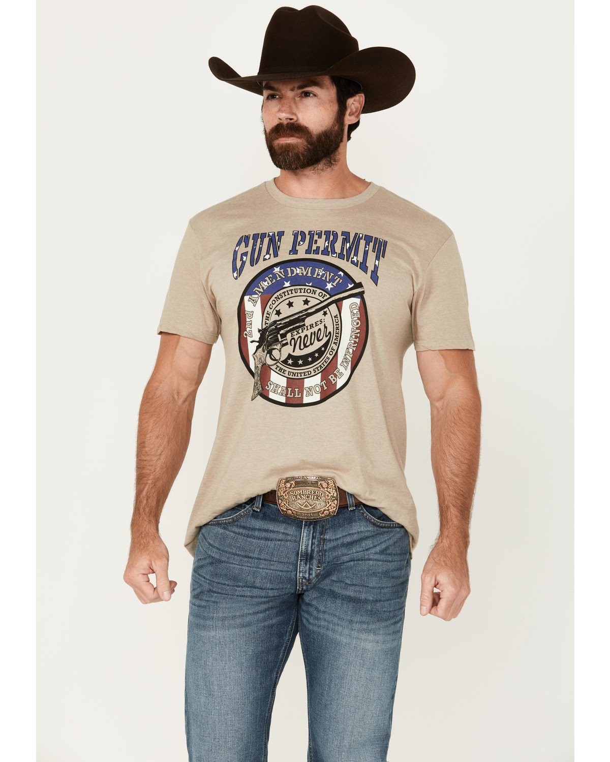 Cody James Men's Permit Short Sleeve Graphic T-Shirt