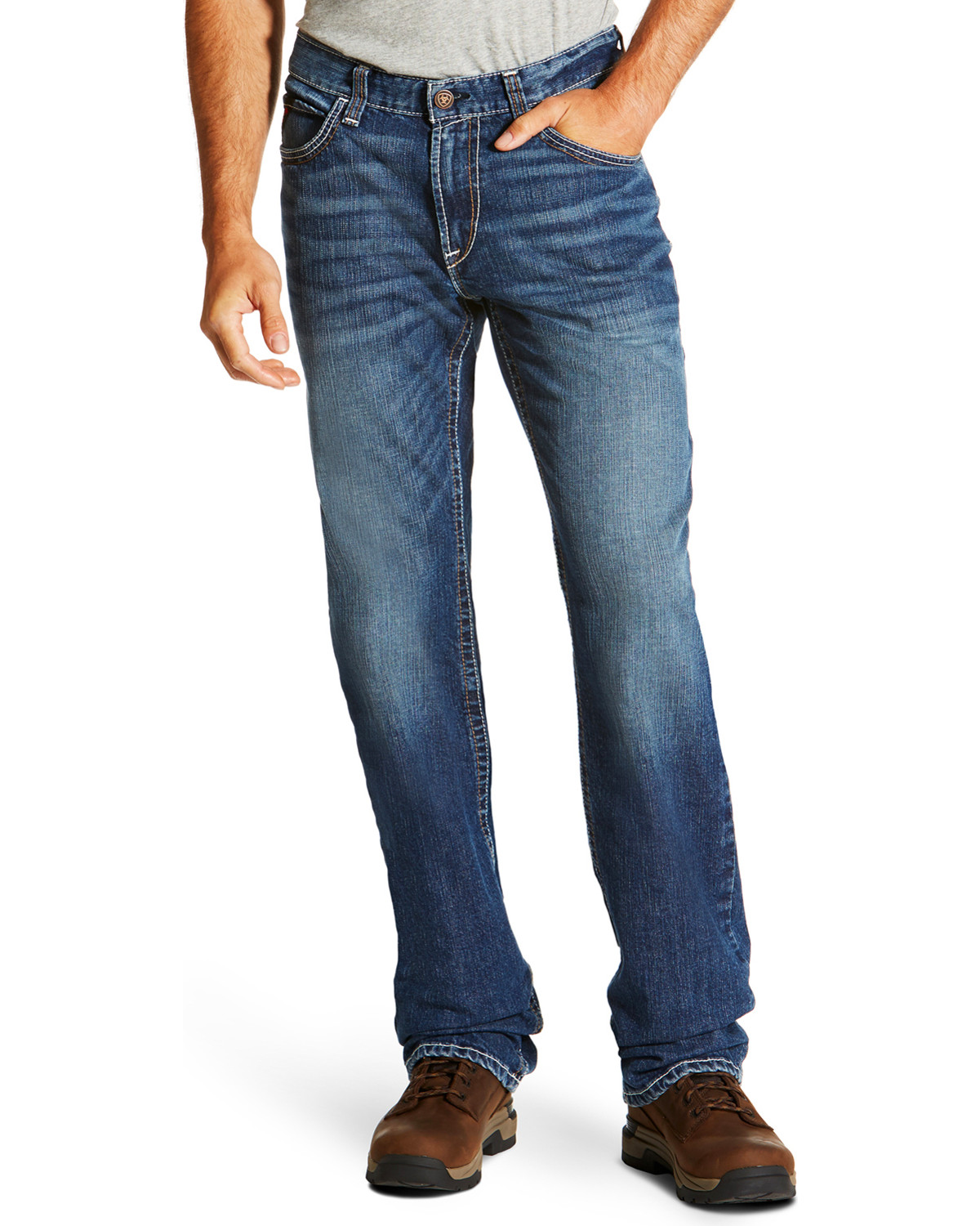 Ariat Men's M4 Flame Resistant Alloy Bootcut Jeans - Big & Tall | Boot Barn