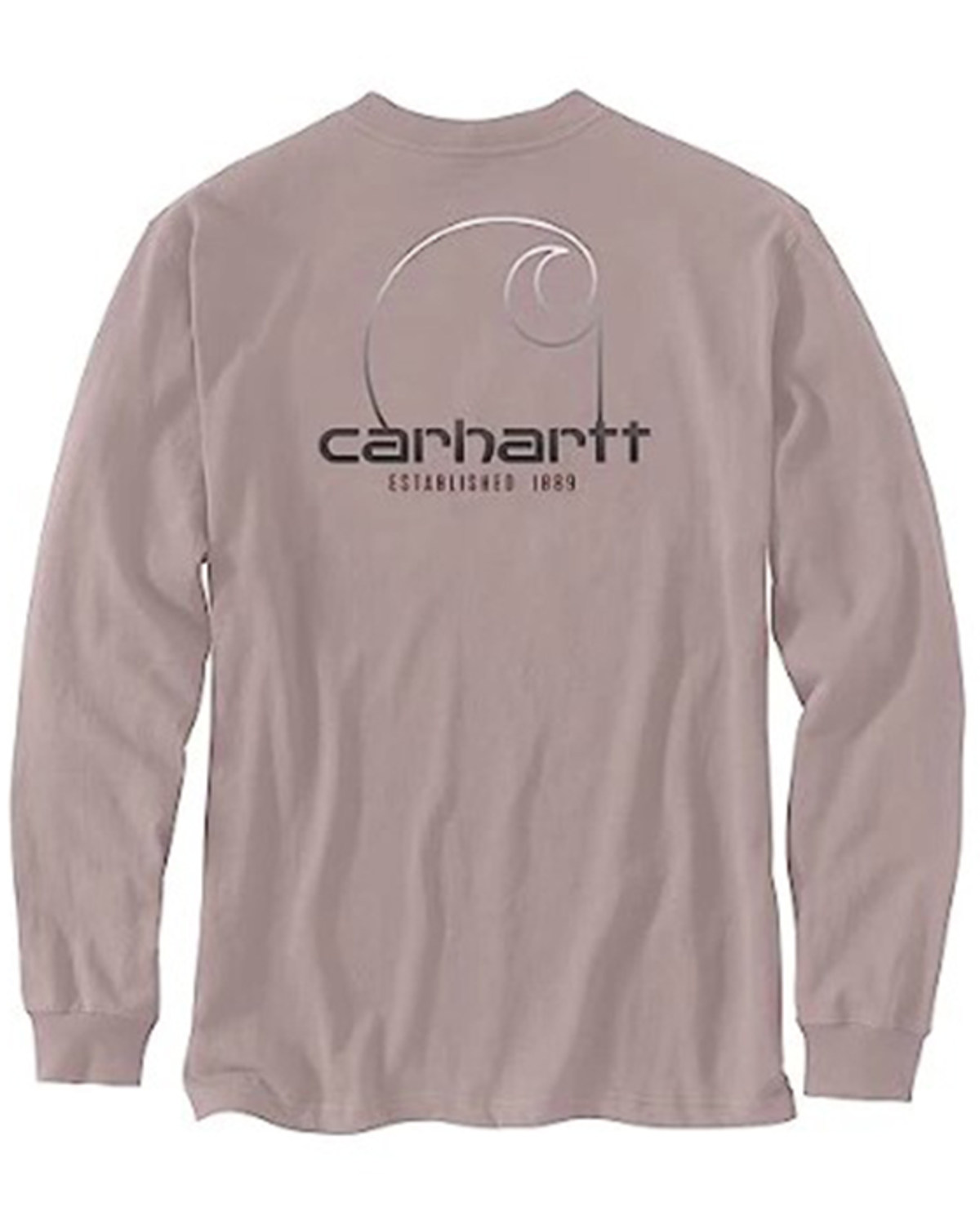 Carhartt Men's Loose Fit Heavyweight Long Sleeve Pocket Work T-Shirt