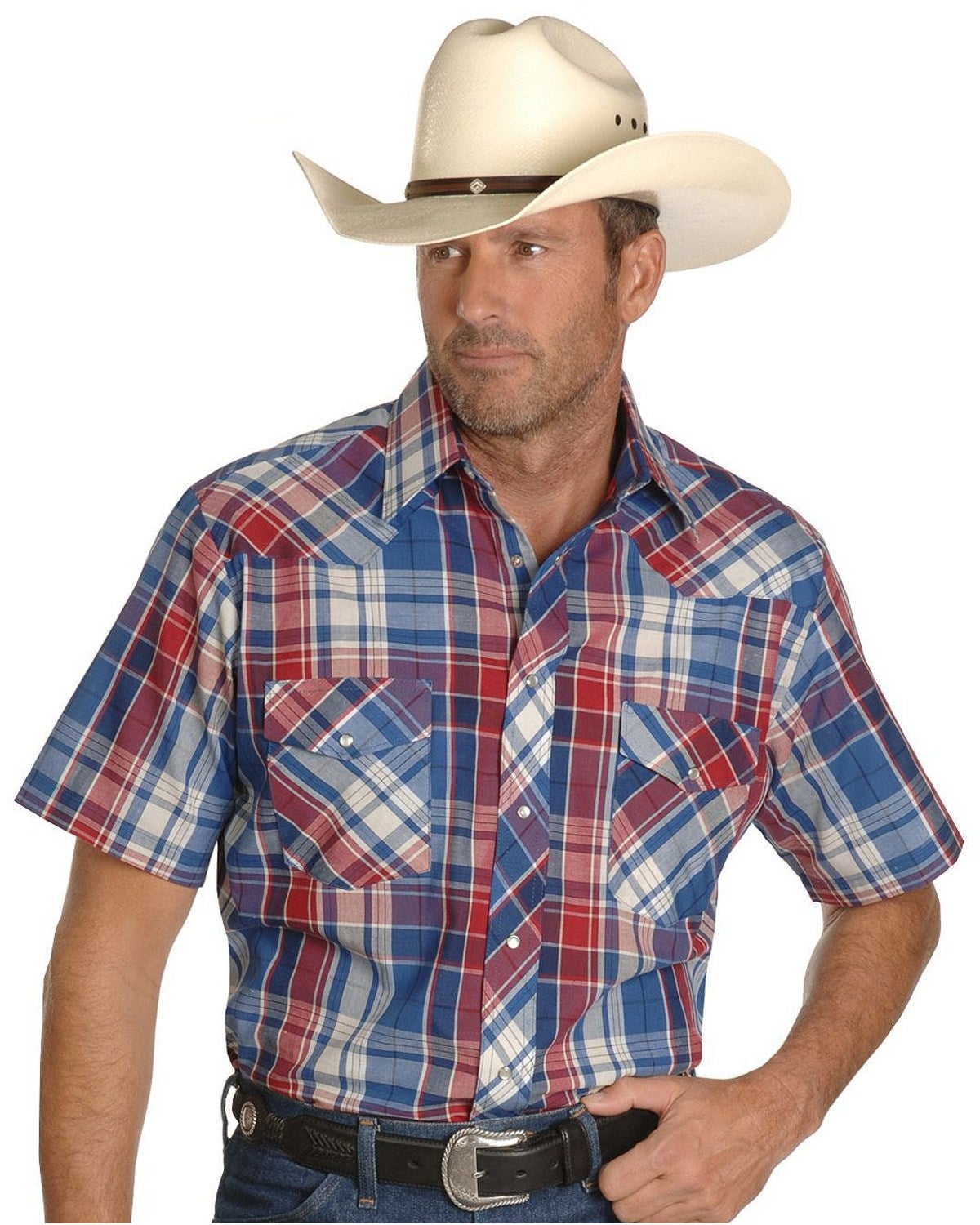 Wrangler Men's Assorted Plaid \u0026 Striped 